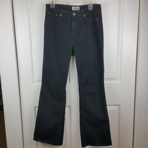 L.L. Bean Black "Favorite Fit" Straight Jeans 10